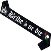 Bride to Be Bachelorette Party Favor Bride or Die Bachelorette Party Decorations Bride or Die Bachelorette Party Sash for Funny Bachelorette Hen Engagement Party Bridal Shower Bachelorette