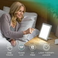 thumbnail image 3 of HappyLight Lucent - One-Touch Light Therapy Lamp with 10,000 Lux, UV-Free, LED Bright White Light & Detachable Stand for Boosting Mood & Improving Sleep, 3 of 5