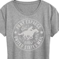thumbnail image 3 of USPS - Pony Express Stamp United States Mail - Men's Long Sleeve T-Shirt, 3 of 5