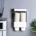 thumbnail image 7 of Mdesiwst Cup Dispenser with Visual Window Single/Double Tube Design Wall Mounted Punch-free Easy Installation Cup Holder, 7 of 7