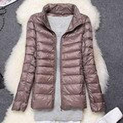 Chaqueta fina ultraligera de invierno para mujer, chaquetas con capucha de plumón de pato blanco, abrigo cálido de manga larga, Parka, prendas de vestir portátiles para mujer Tan Jianjun unisex