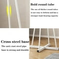 thumbnail image 3 of SUSUZI 5.6 ft Coat Rack 12 Hooks Freestanding  Hall Tree, Living Room Floor Hat Clothing Display Stand, White, 3 of 4