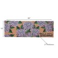 thumbnail image 2 of Coir Door Mat Hyrangea Welcome 16 X 48, 2 of 3
