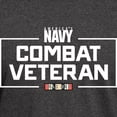 thumbnail image 3 of CafePress - US Navy Combat Veteran Dark T Shirt - Men's Classic Graphic Cotton T-Shirt, 3 of 4