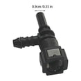 thumbnail image 4 of Scienceny Acoplador de manguera de acoplamiento de combustible para coche, Conector de conexión para motocicleta, práctico negro para Vehículos, repuestos y accesorios Mis, 4 of 6