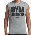 thumbnail image 5 of GYMISH Gym Junkie Workout Tank Top for Men – Front Design Gym Shirt, Funny Workout Tee, Men's Athletic Shirt, Lifting T-Shirt, Gym Clothes for Men, 5 of 5