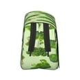 thumbnail image 3 of Rateoe Broccoli 3 Pattern Double Clamshell Pen Case, Storage Organizer with Two Zipper Compartments– Holds Up to 50 Pencils & Pens, 3 of 7