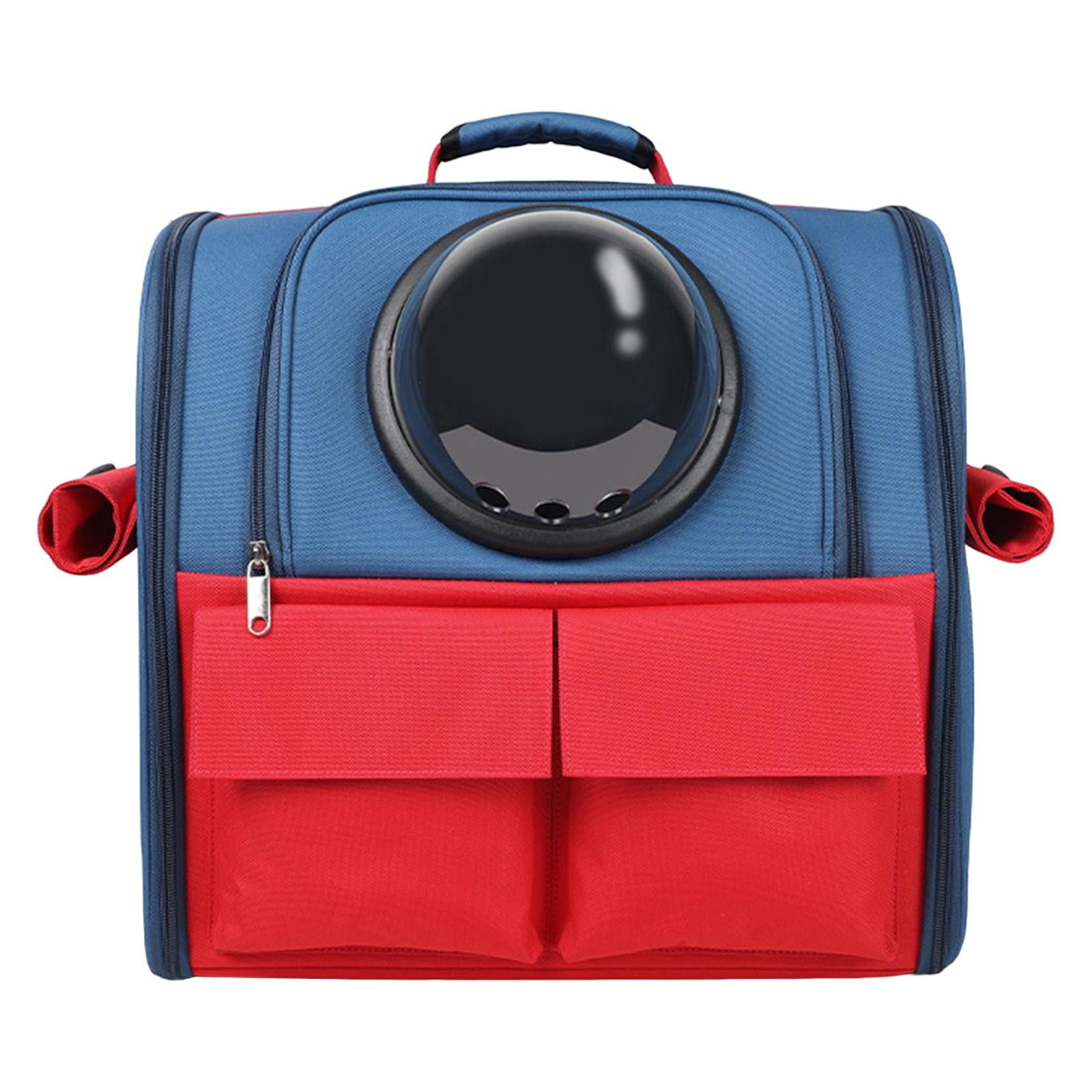 Fzaqwen Foldable Backpack Space Backpack Portable Cat Travel Bag for Walking Outdoor Royal Blue