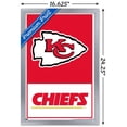 thumbnail image 3 of NFL Kansas City Chiefs - Logo 21 Wall Poster, 14.725" x 22.375", Framed, 3 of 3