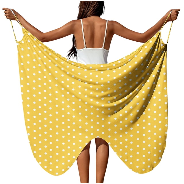 Sortie de Plage pour Femmes avec Taille Ajustable et Design Drapé Transparent, Chiffon Léger pour Vacances en Villégiature