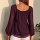 thumbnail image 5 of Tops Para Mujer Blusa Casual Elegante Camisas de Manga Larga Camiseta de Color Sólido Con Cuello en V de Moda Jersey Superior Odeerbi  ODB166157, 5 of 9