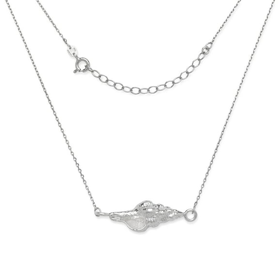 Better Jewelry, .925 Sterling Silver Conch Shell Necklace with extension