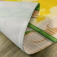 thumbnail image 5 of Ambesonne East Place Mats Set of 4, Exotic Full Moon Clouds Look, Standard Size, Yellow Green Pale Brown, 5 of 6