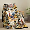 thumbnail image 3 of Chicken Blanket Gifts Super Soft Lightweight Flannel Just A Girl Who Loves Chicken Blankets Throw for Kids, Adult, Suitable for Couch, Sofa, Bed, Camping, Travel All Seasons 50"x60" for Teen, 3 of 6