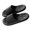 1-Black, variant on Shower Slippers Shoes for Women Men Quick Drying Non-Slip Shower Sandals Comfortable Holes House Bathroom Pool Gym College Dorm Slides 1-Black 9-9.5