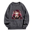thumbnail image 6 of Women's Crewneck Sweatshirts Highland Cattle Print Fall 2026 Pullover Casual Lightweight Long Sleeve Tunic Tops, 6 of 6