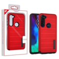 thumbnail image 2 of Motorola MOTO G STYLUS Case Drop-Protection Hard PC Soft Hybrid Armor Impact Heavy Duty Dual Layers Body Protective Textured Anti Slip Armor Rubber Rugged TPU Cover RED for MOTOROLA Moto g stylus, 2 of 2