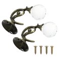 thumbnail image 4 of Shisuyan Wall Mounted Drapery Tiebacks Crystal 2Pcs 2.8x2.4in, 4 of 8