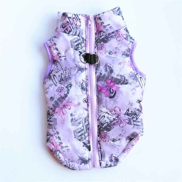 JFBUJC Dog Apparel Jacket Cotton Cold Weather Winter Fall Warm Doggy Coat Apparel Costumes