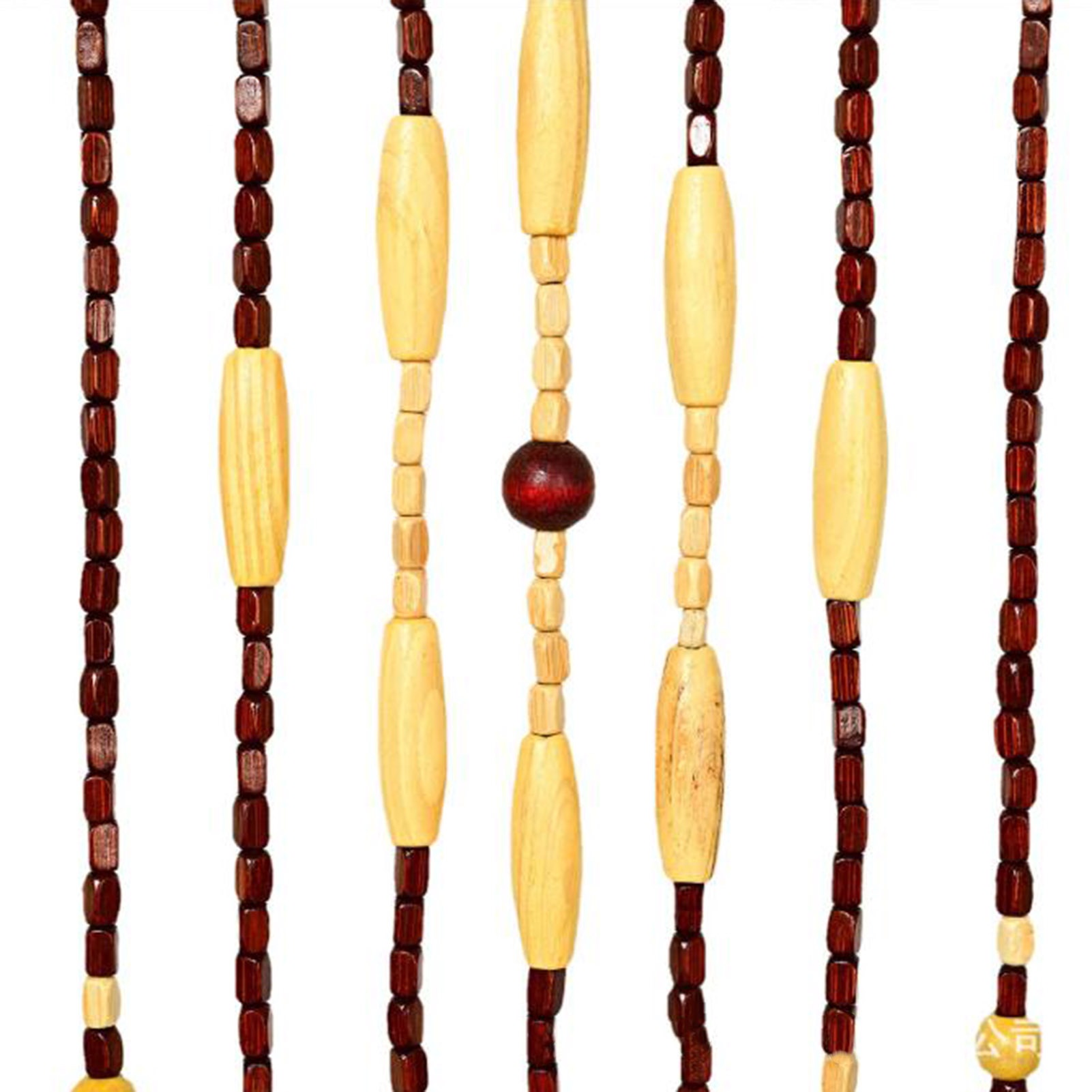 Wooden Beaded Door Curtain,Handmade Hanging Beaded Door Blinds,Room Divider Doorway Decor for Doorway Window Hallway Entrance