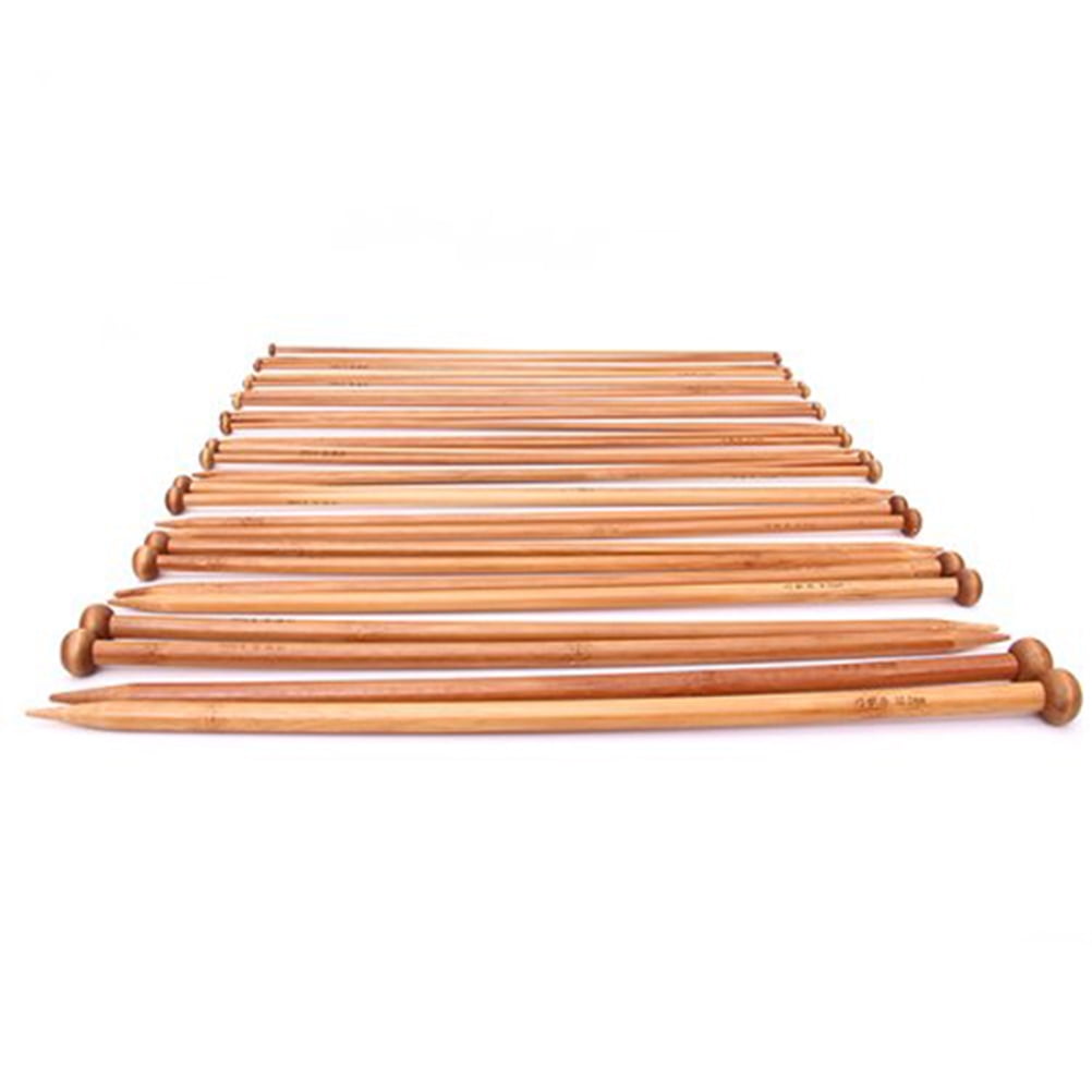 FOMIYES 108-Piece Knitting Needles Set Carbonized Chocolate Color for Knitters and Crochet Enthusiasts