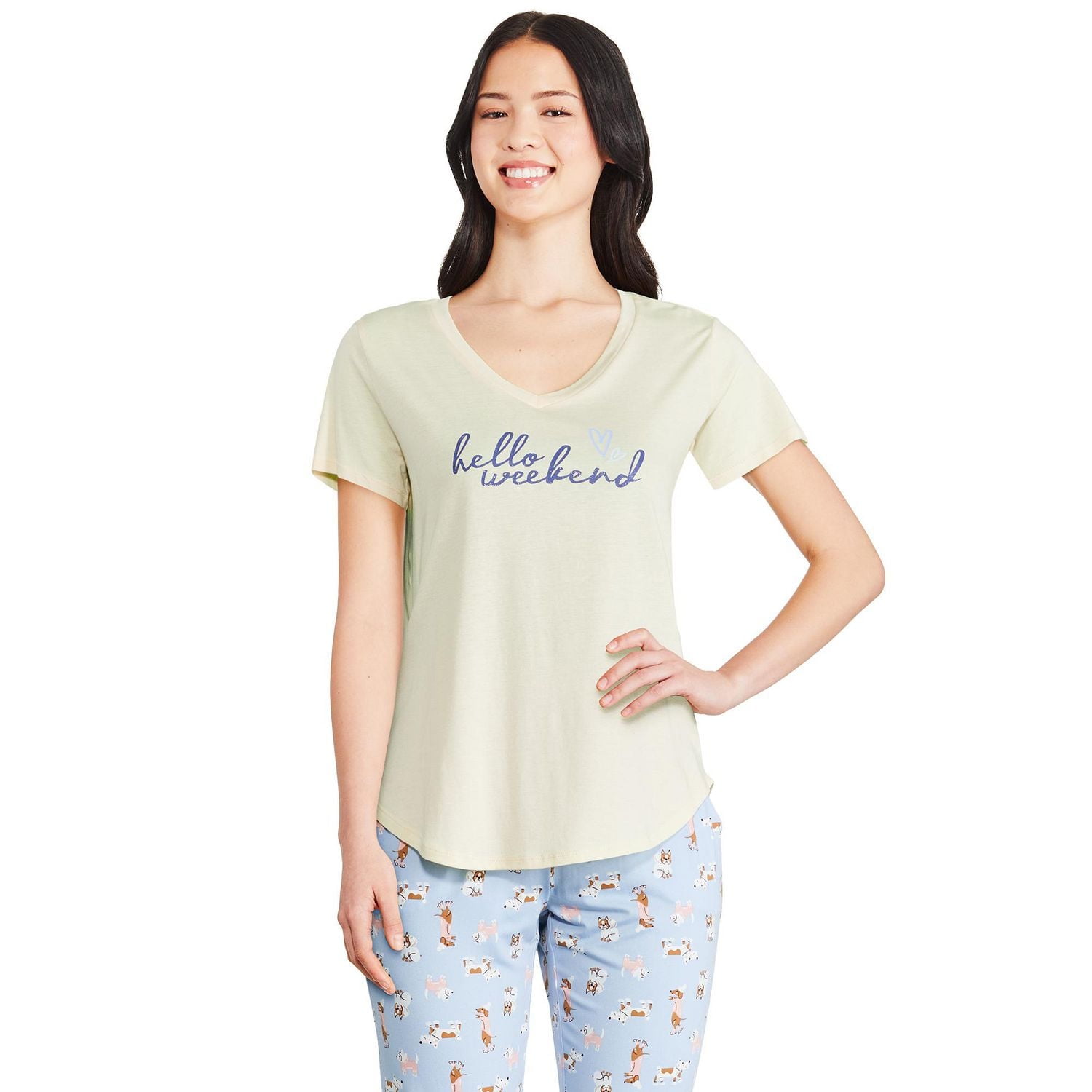 George Women's V-Neckline Sleep Tee
