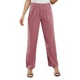 thumbnail image 4 of Pantalones de cintura alta para mujer con bolsillo y cierre de cremallera NikouMX S M L XL 2XL, 4 of 7
