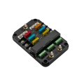 thumbnail image 2 of Dalazy Universal Fuse Box Holder Plastic Fuse Block Warning Indicator Distribution Board Auto Fuse Switch Circuit Breaker, 2 of 6