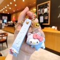 thumbnail image 1 of Kawaii Toys Sanrio Keychain Kuromi Kitty Anime Melody Cinnamonroll Key Buckle for School Bag Backpack Mobile Pendant Girls Gifts Gong Bohan LED, 1 of 2