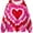 Pink, variant on Goindgs Hoodie Sweatshirts for Kids Boy Girl Tie Dye Heart Printed Cute Valentines Days Crew Neck Drop Shoulder Loose Holiday Tops Hooded Sweatshirts Child Tops Pink-2-3 T