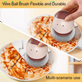 thumbnail image 4 of Dish Scrub Brush with Soap Dispenser Cartoon Pot Brush with Bottom Bracket Dish Pot Pan Sink Induction Cooker A, 4 of 8