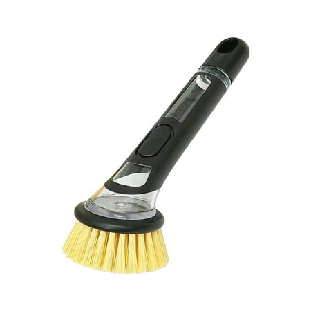 

Christmas Clearance! VWRXBZ Household Cleaning Brush Press Type Automatic Liquid Adding Brush Kitchen Cleaning Brush