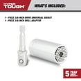 thumbnail image 4 of Hyper Tough Universal Socket with Power Drill Adaptor, Fits 1/4-3/4 inch, 4 of 13