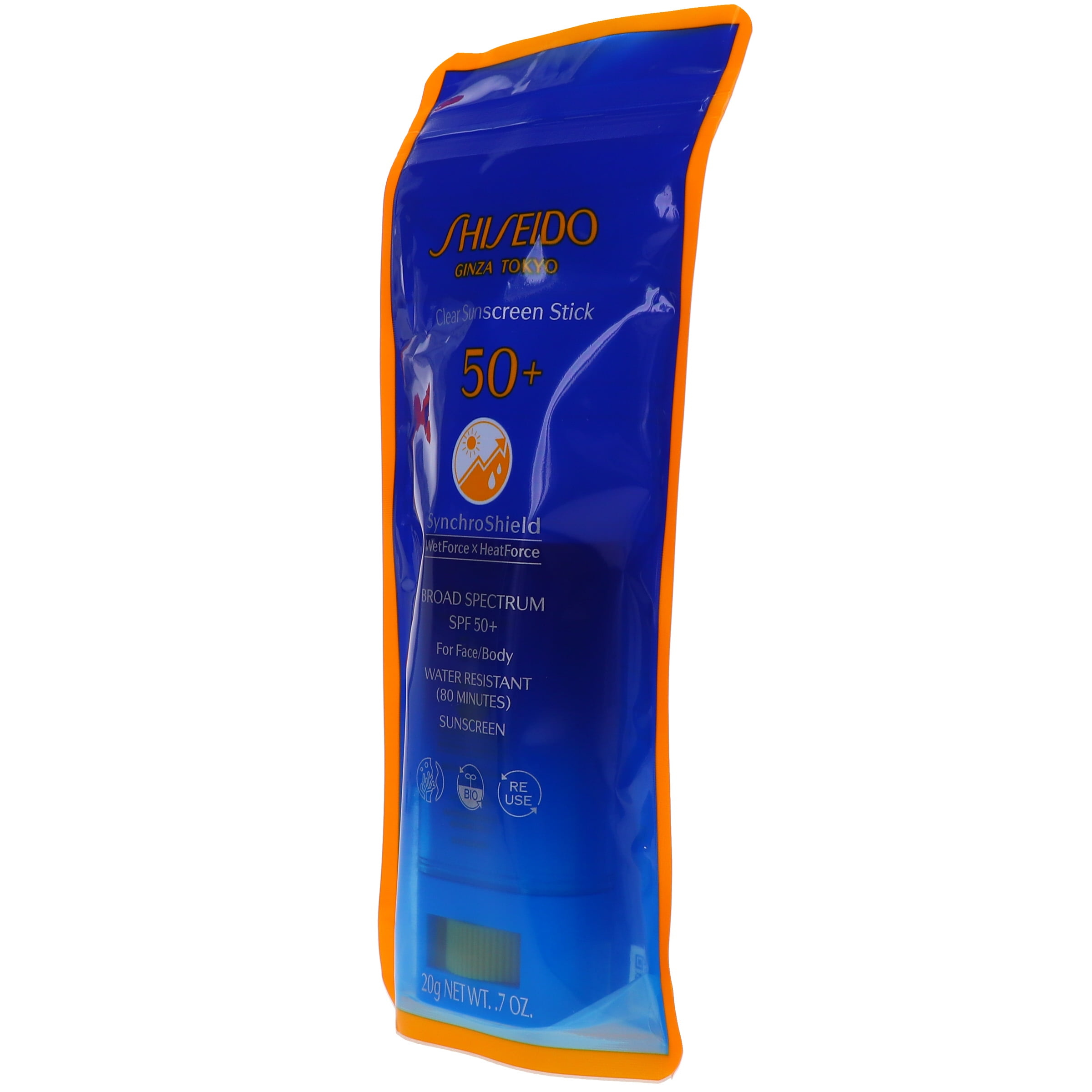 Shiseido Clear Sunscreen Stick SPF 50+ 0.7 oz HSA/FSA