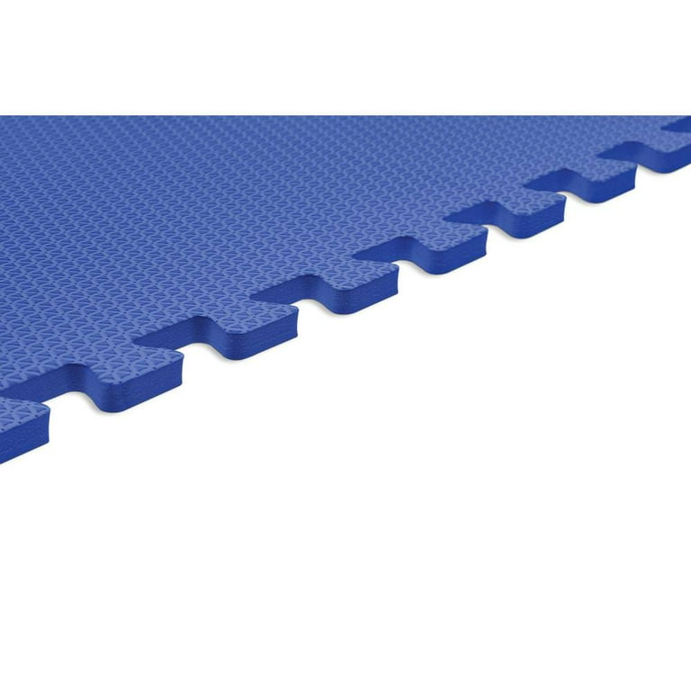 Norsk Blue 24 in. x 24 in. EVA Foam Non-Toxic Solid Color Interlocking Tiles (168 sq. ft. - 42 tiles) Norsk Blue 24 in. x 24 in. EVA Foam Non-Toxic Solid Color Interlocking Tiles (168 sq. ft. - 42 tiles)