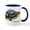 White/Navy Inside, variant on CafePress - Alligator Snapping Turtle Mug - 11 oz Ceramic Mug - Novelty Coffee Tea Cup