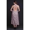 thumbnail image 3 of Bimba Robe de Plage Longue à Col Licou pour Femmes, Dos Nu, Imprimée, Rayondress - X-Grand, 3 of 6