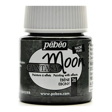 UPC: 0804551966705 | Pebeo Fantasy Moon Effect Paint Ebony 45 Ml [Pack Of 3] (3PK-167026CAN)