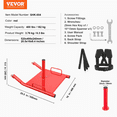 thumbnail image 6 of Vevor LXQTX2YC0000BDFUXV0 Weight Training Pull Sled, Red, 6 of 10