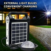 Portable Generator, Welan Portable Power Station with LED Light, Solar Power Bank