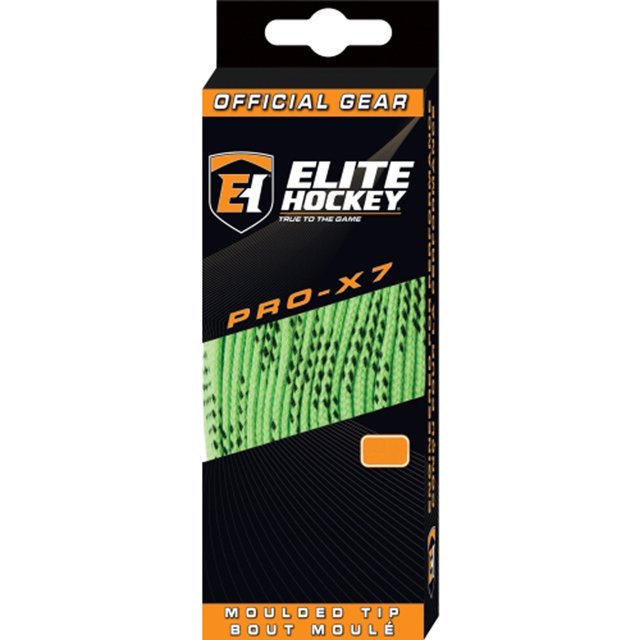 Elite Hockey Pro-X7 Cordones Para Patines (X7-Lime 120")