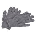 thumbnail image 1 of Guantes de limpieza de polvo Uxcell, mitones de microfibra, gris, 2 pares, 1 of 5