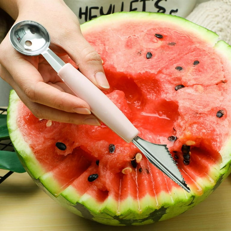 1x Watermelon Melon Fruit Baller Carving Ice Cream Melon Scoop Carver Ball  GX