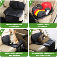 thumbnail image 3 of Yonktoo Anti-Slip, Thick Padding Baby Car Seat Protector with 2 Storage Pockets, Black -2 Pack, 3 of 7
