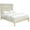 Gray, variant on Pemberly Row Traditional Floral Carved Solid Wood Queen Bed in White