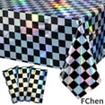 thumbnail image 6 of 108-inch laser tablecloth scene decoration setup props - single piece plain-laced laser tablecloth,, 6 of 7