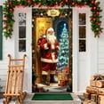 thumbnail image 4 of ToyKingdee Elastic Christmas Front Door Cover, Holiday Door Banner for Photography Background, Xmas Party Photo Booth and Home Decor, 4 of 6