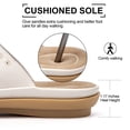 thumbnail image 5 of Ecetana Sandals for Women Flat Shoes Slip On Dressy Summer Comfortable Flower Slides Sandals, 5 of 7