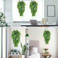 thumbnail image 5 of Chamoist Hanging Artificial Ferns for Outdoors,Ruscus Greenery Stems,3pc Artificial Green Leaf Garland Vines Hanging Spray for Diy Wedding Arch Bouquet Filler Table Centerpieces Home Decor, 5 of 9