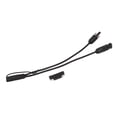 thumbnail image 1 of 10AWG Solar Panel To SAE Adapter Cable, PVC Casing Black Waterproof  SAE Solar Extension Cable 105 Heat Resistance 0.35m  for Automobiles, 1 of 8